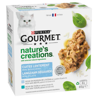 Gourmet Nature's Creations 8 x 85 g - Huhn & Truthahn