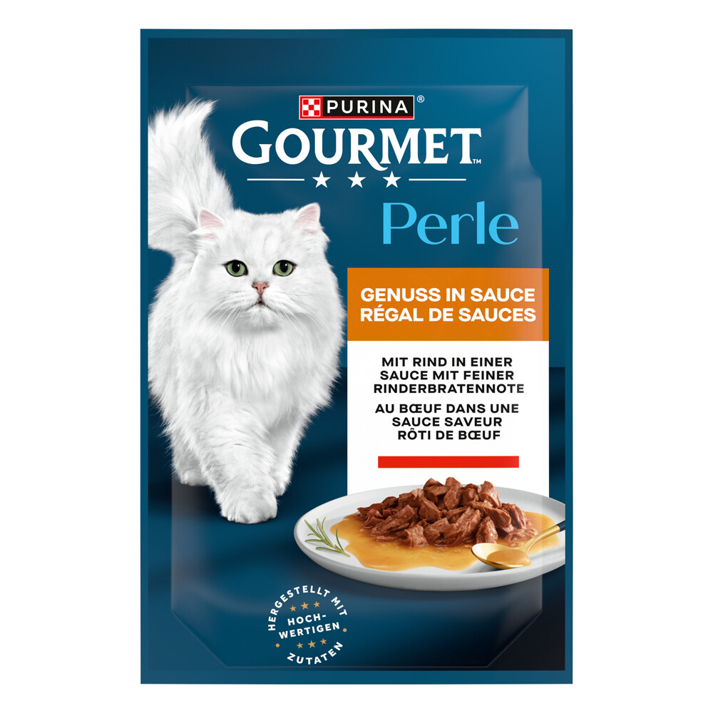 Gourmet Perle Genuss in Soße 26 x 85 g - Lachs