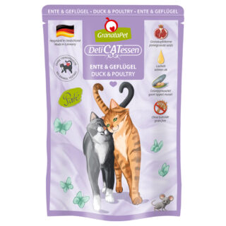 GranataPet DeliCatessen Pouch 6 x 85 g - Lachs & Pute