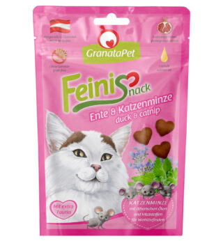 GranataPet Feinis -Sparpaket Geflügel & Katzengras (3 x 50 g)