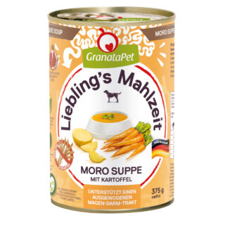 GranataPet Liebling's Mahlzeit Moro-Suppe 6 x 375 g - Sparpaket: 24 x 375 g