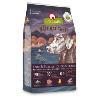 GranataPet Natural Taste Ente & Forelle - 12 kg