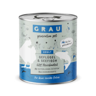 GRAU Adult Getreidefrei 6 x 800 g - Huhn & Kalb