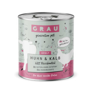 GRAU Adult Getreidefrei 6 x 800 g - Pute & Lamm