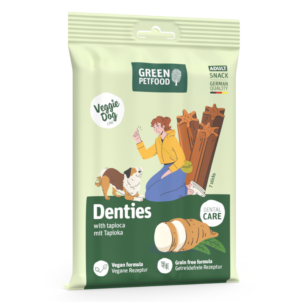 Green Petfood Denties mit Tapioka - 180 g