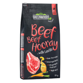 Greenwoods Rind mit Linsen, Kartoffeln und Karotten - Sparpaket: 2 x 12 kg