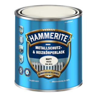 Hammerite Metallschutz- und Heizkörperlack 'RAL 9010' weiß matt 500 ml