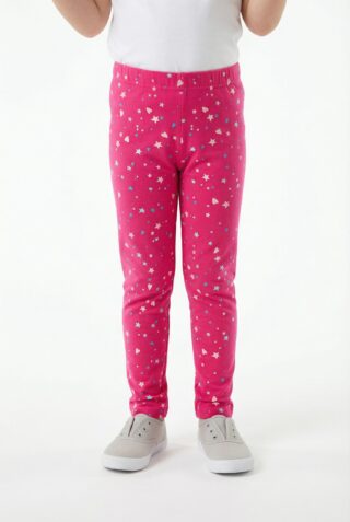 happy girls Sweatleggings im tollen Sternen-Herzen-Alloverprint
