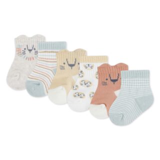 HUGGIES babywear Socken "HGHB 6PK SOCK" Packung, 6 Paar tlg. mit Stickerei
