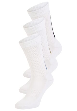 HUGO Underwear Freizeitsocken "3P QS BACK LABEL CC" Packung, 3 Paar tlg. mit kontrastfarbenen Logoschriftzug