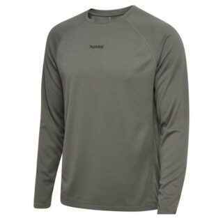 Hummel Momentum LS Tee Gr. L Grün Herren