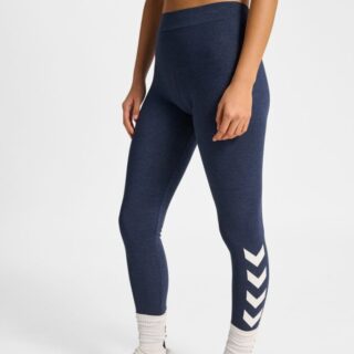 Hummel Pulse Logo MW Tights Gr. S Blau Damen