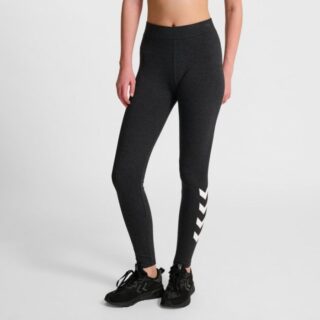 Hummel Pulse Logo MW Tights Schwarz Gr. S – Lauf- und Trainingstight mit Komfort, Style und optimaler Bewegungsfreiheit