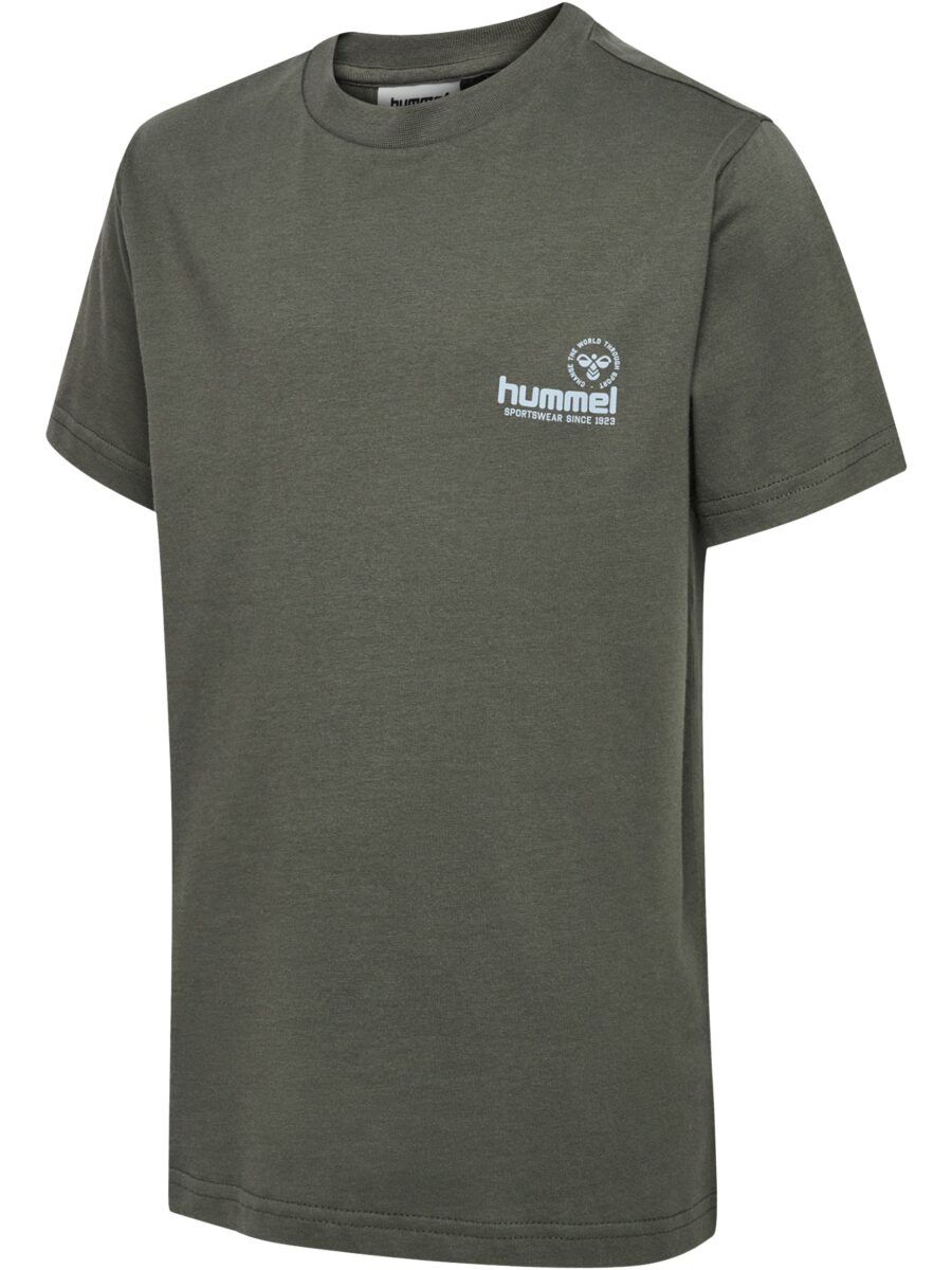 hummel T-Shirt "HMLJR REG GRAPHIC T-SHIRT S/S" normale Passform, für Kinder und Jugendliche, aus Baumwolle