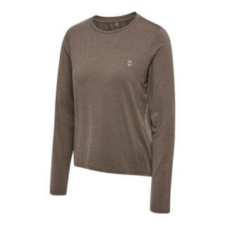 Hummel Yoga Soft Loose LS Tee Gr. L Braun Damen