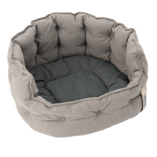 Hundebett Cozy ecoLIFE Grau - L 64 x B 60 x H 30 cm