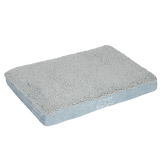Hundebett Memory eckig, grau - L 72 x B 50 x H 9,5 cm