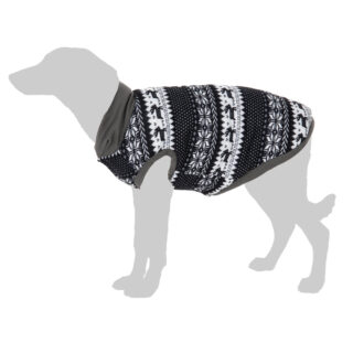 Hundepullover mit Norwegermuster - ca. 50 cm Rückenlänge (Größe 3XL)