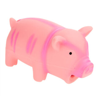Hundespielzeug Latex-Schwein mit Stimme - 1 Stück, L 23 cm