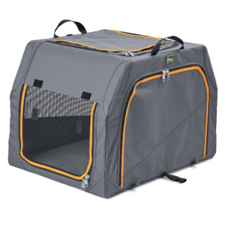HUNTER Faltbare Hundebox mit Aluminium-Gestell - Größe S: L 61 x B 46 x H 43 cm