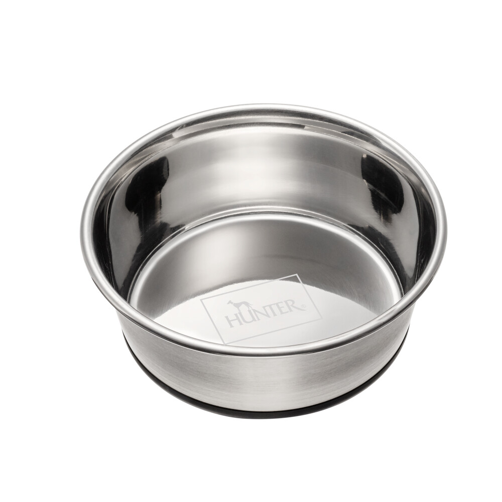 Hunter Hundenapf Edelstahl - Größe M: 550 ml, Ø 14 cm