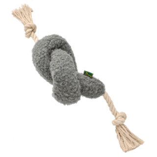 Hunter Hundespielzeug Madrid mit Tau, grau - L 59 cm