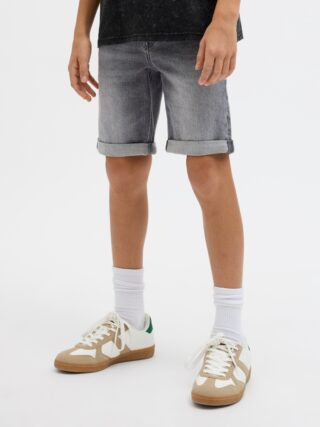 Jack & Jones Junior Shorts "JJIRICK bequem mit mittlerer Taille für Jungen" unifarben, modisch, regular fit, Web