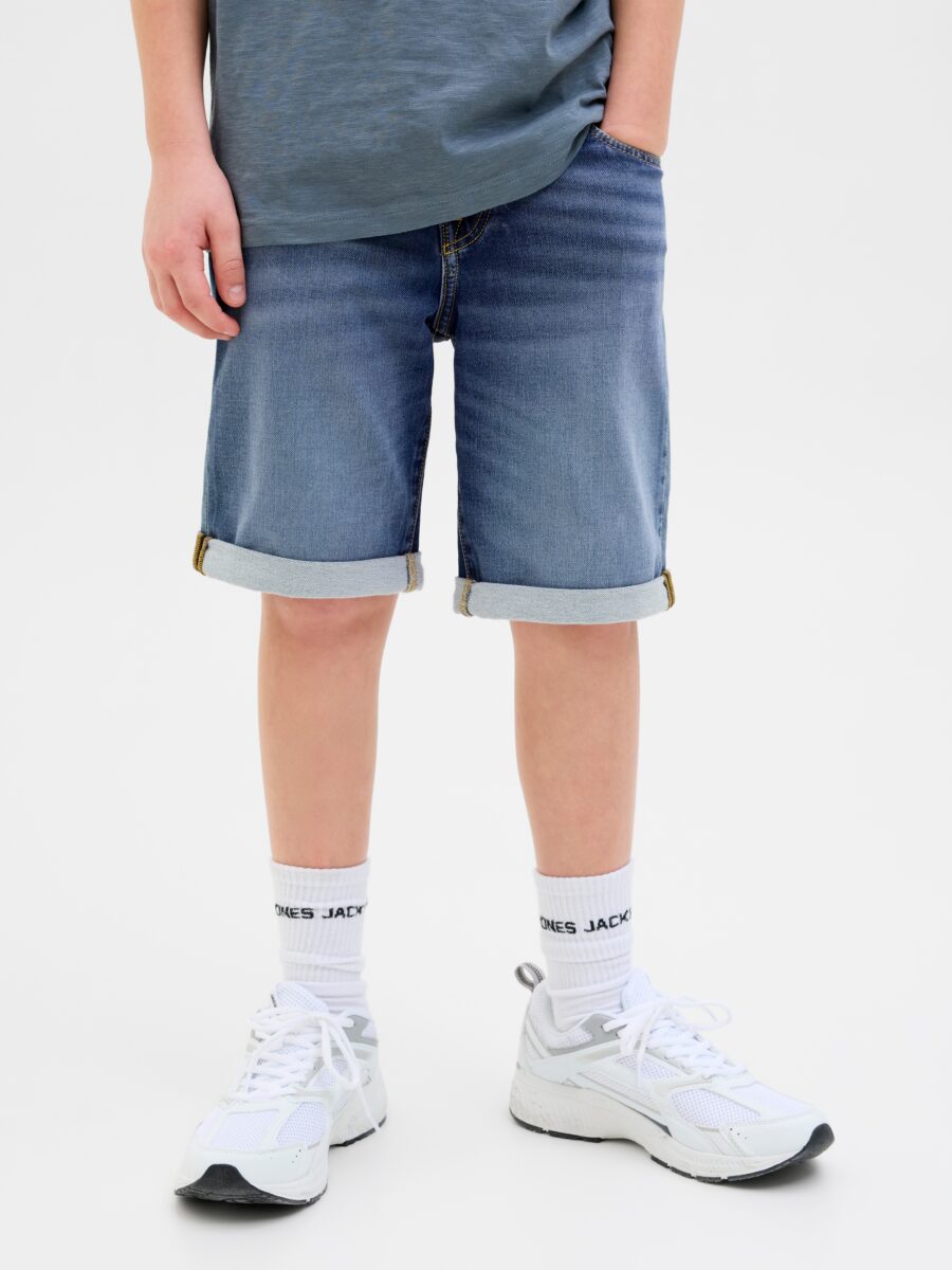 Jack & Jones Junior Shorts "JJIRICK elastisch und pflegeleicht für Alltag" unifarben, modisch, regular fit, Web