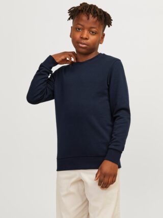 Jack & Jones Junior Sweatshirt "JJEBRADLEY einfach kombinierbar, pflegeleicht", Materialmix, regular fit