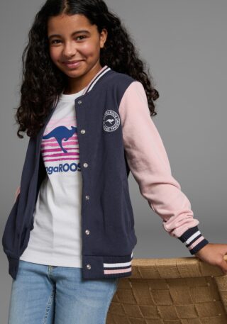 KangaROOS Sweatjacke "College-Jacke" mit Kragen