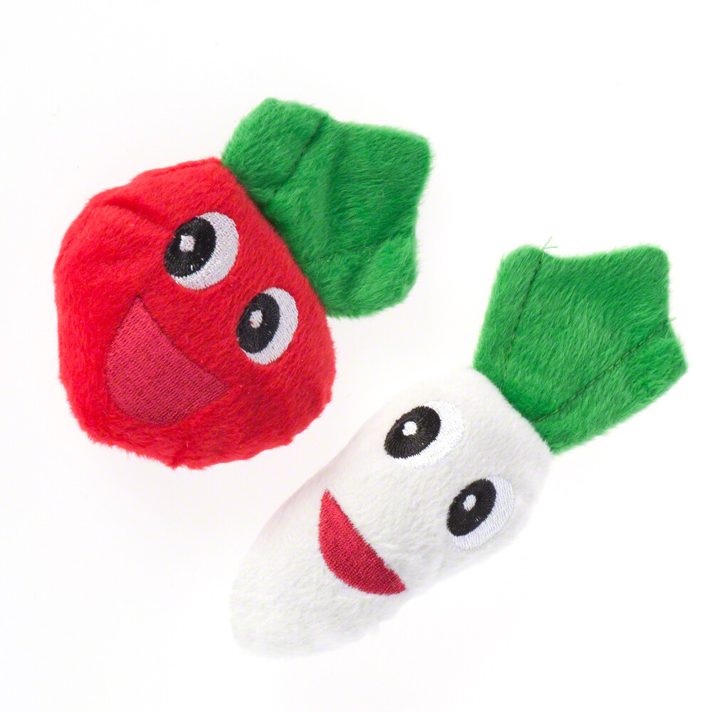 Katzenspielzeug Catnip Veggies - 2er Set