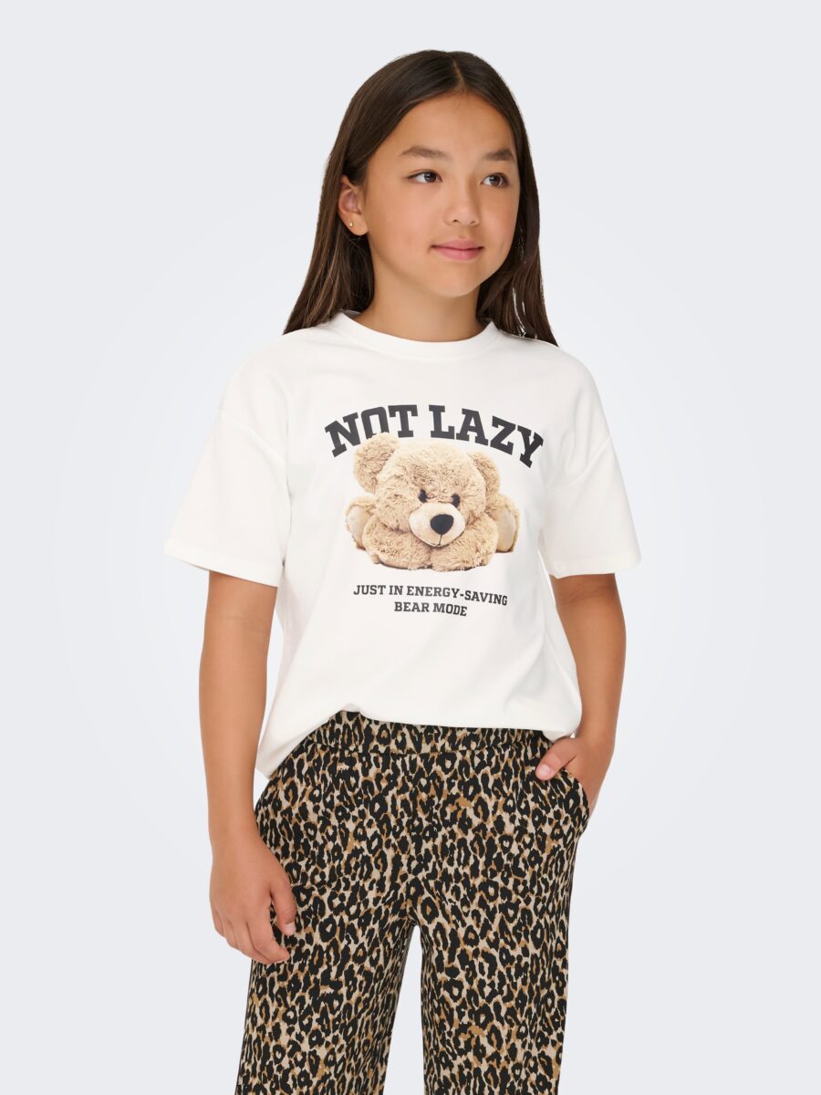 KIDS ONLY Kurzarmshirt "KOGBILLIE S/S LOOSE TEDDY TOP JRS NOOS"