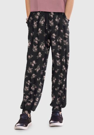 KIDSWORLD Haremshose "Viskosehose mit Blumen-Allover" in bequemer Form