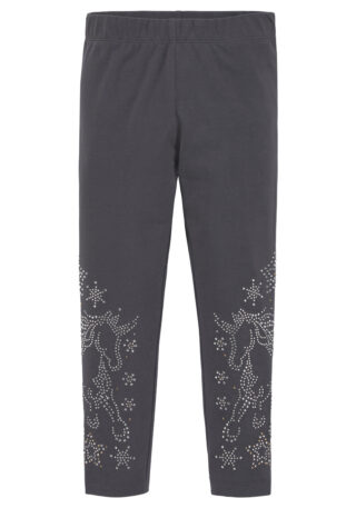 KIDSWORLD Leggings "Glitzernde Leggings mit Strass besetzt: GLITZER PFERD" Mit Glitzer Pferd verziehrt