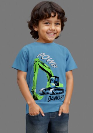KIDSWORLD T-Shirt "BAGGER" lässiger Kran-Print
