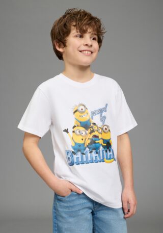 KIDSWORLD T-Shirt "MINIONS T-Shirt: BANANAS" für Jungen, Kurzarm, aus Baumwolle