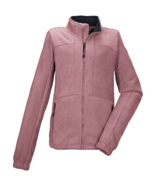 Killtec Fleecejacke "KOW 216 GRLS FLC JCKT" Fleecejacke mit Kinnschutz, elastischen Bündchen und Zipper-Taschen