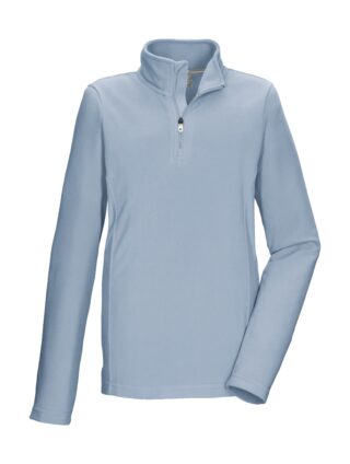 Killtec Fleeceshirt "KSW 138 GRLS FLC SHRT" Schnelltrocknendes Kids Fleeceshirt mit Kinnschutz-Reißverschluss
