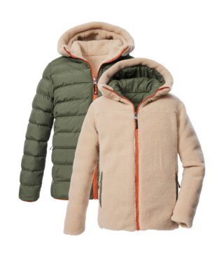 Killtec Wendejacke "KOW 231 BYS JCKT" Wendbare Kinderjacke, wasser- und windabweisend, reflektierend