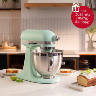 KitchenAid Artisan 4,7 L 5KSM195 Spearmint + 1 Zubehör gratis*