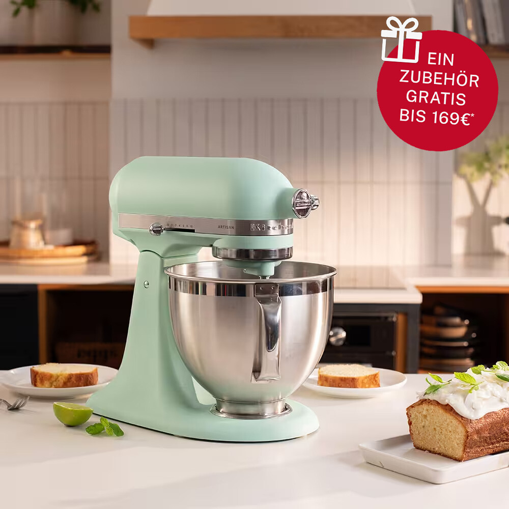 KitchenAid Artisan 4,7 L 5KSM195 Spearmint + 1 Zubehör gratis*