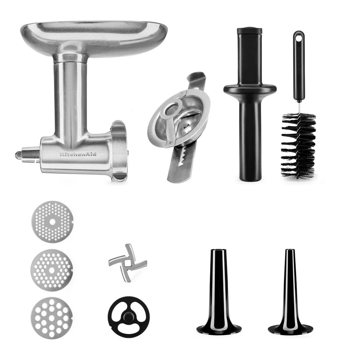 KitchenAid Fleischwolf aus Metall mit Spritzgebäckvorsatz