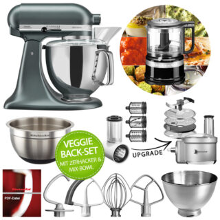 KitchenAid Küchenmaschine Artisan 5KSM175PS Veggie Back-Set Juniper 0% Finanzierung