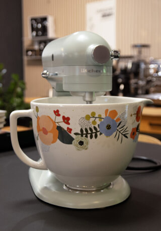 KitchenAid Limited Edition 5KSM180LEELB Blossom + Keramikschüssel Scandi Floral