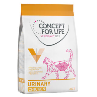 Kombi-Paket: Concept for Life Veterinary Diet Urinary - 350 g Trockenfutter + 12 x 85 g Rind