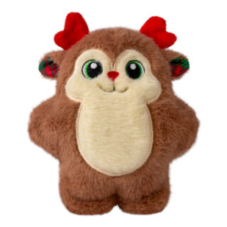 KONG Holiday Snuzzles Reindeer - Größe M: L 23 x B 19 x H 8 cm