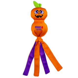 KONG Hundespielzeug Wubba® Halloween Jack-O-Lantern - ca. L 37 x B 9 x H 9 cm