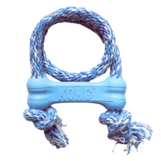 KONG Puppy Goodie Bone mit Seil - Größe XS: L 8,3 x B 2,8 x H 1,8 cm