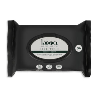 kooa Care Wipes - 50 Stück, Erdbeer-Duft