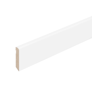 Kosche Fußleiste gerade Grundierfolie weiß 2500 x 58 x 10 mm